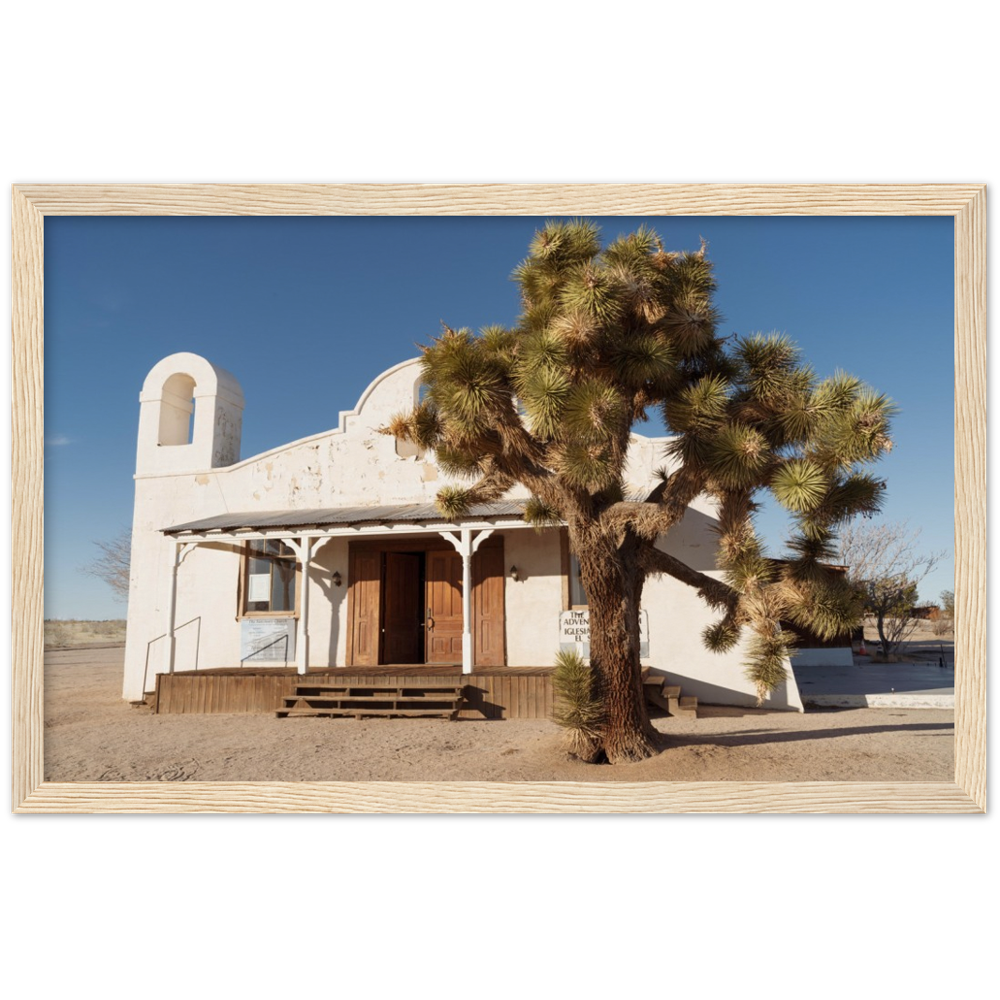 The Little White Church in Frame