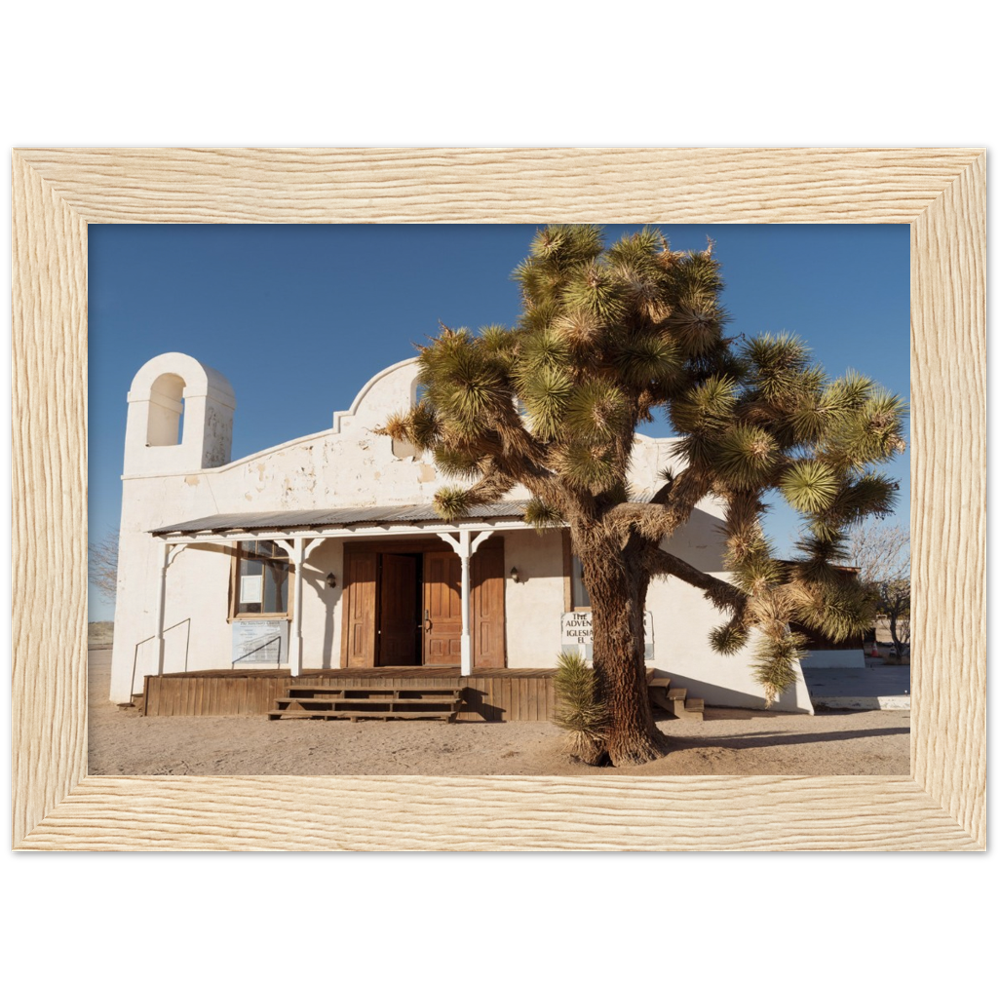 The Little White Church in Frame