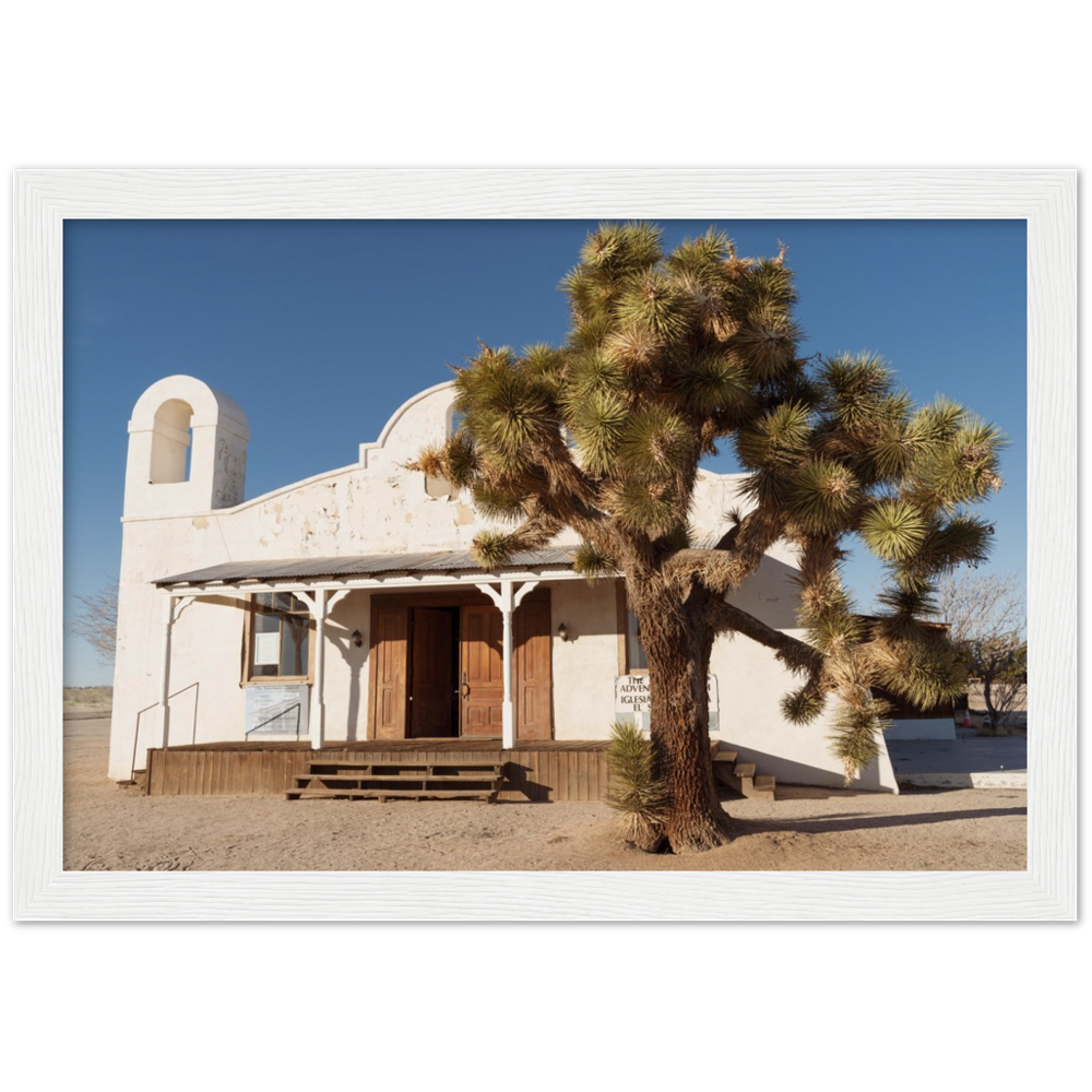 The Little White Church in Frame