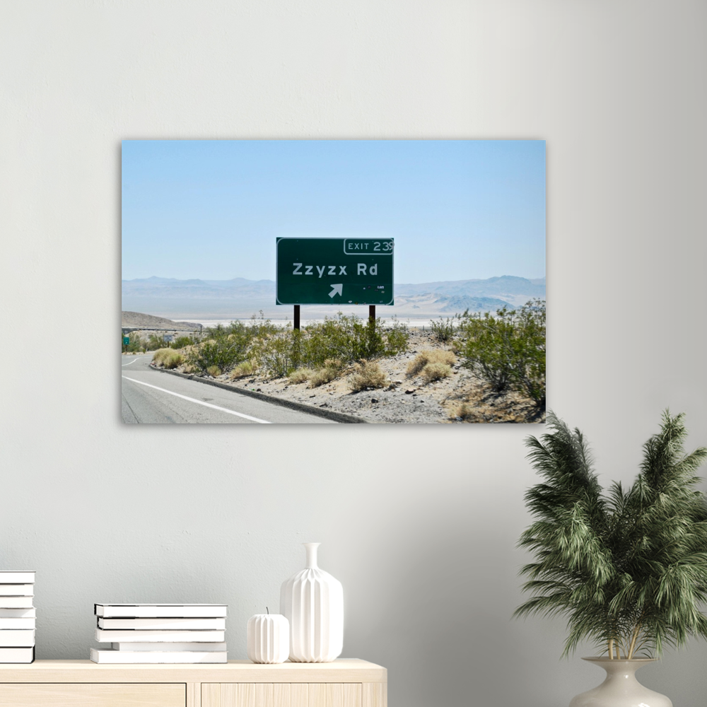 Zzyzx RD Premium Matte Paper Poster