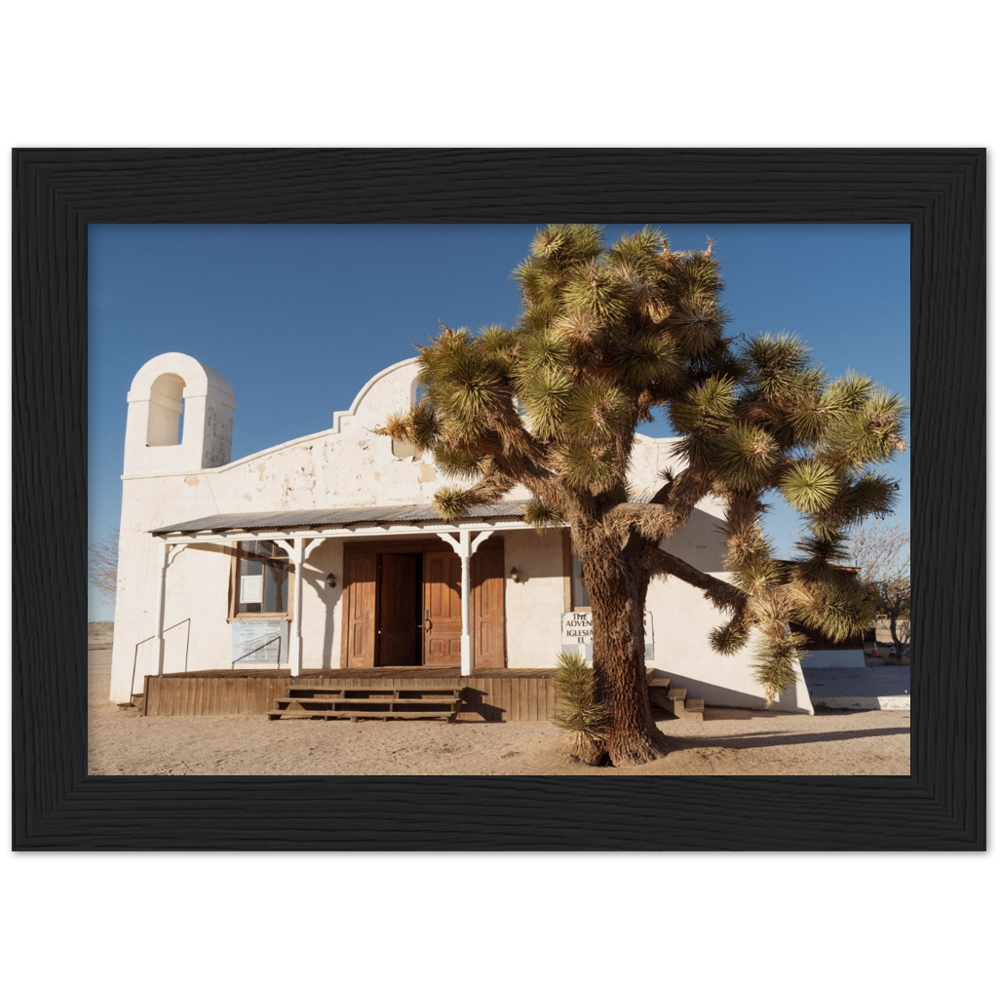 The Little White Church in Frame