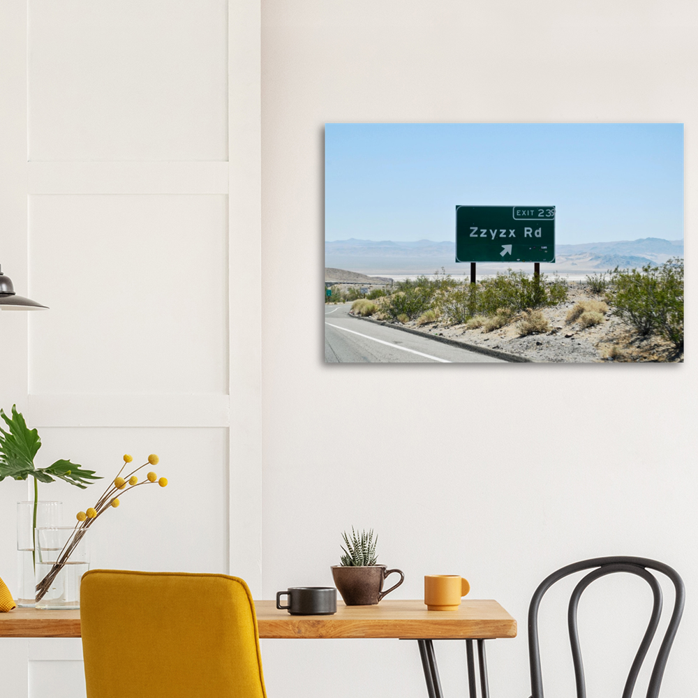 Zzyzx RD Premium Matte Paper Poster